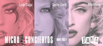 MicroConcierto noviembre Escuela JANA 2021. Lady Gaga, Taylor Swift y Madonna.
